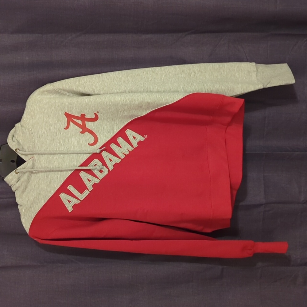 Blue 84 NCAA Officially Licensed Diagonal Colorblock Hooded Sweatshirt - Picture 4 of 4